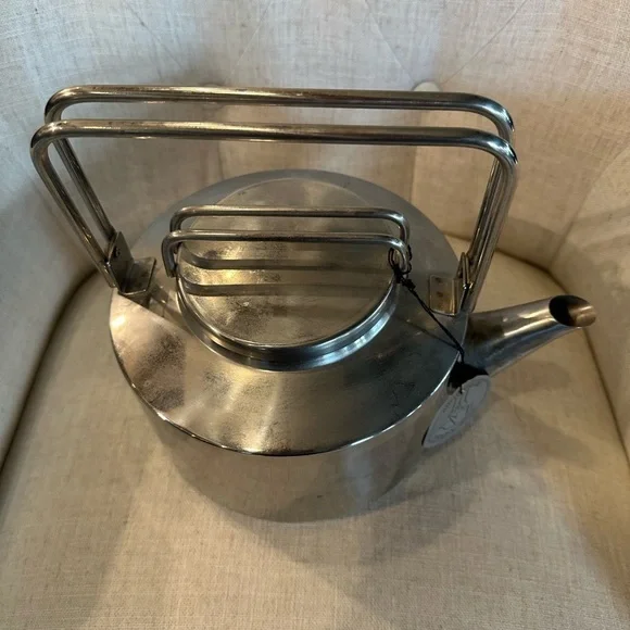 Vintage 80’s Towle National Silver Co. Teapot Stainless Steel 1983 NEW Retro - Picture 3 of 8